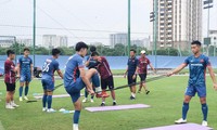 Mục tiêu vượt qua vòng bảng Asiad 19 khá khó khăn với Olympic Việt Nam. Ảnh: Anh Đoàn