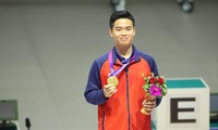 Xạ thủ Phạm Quang Huy giành tấm HCV nội dung 10m súng ngắn hơi nam tại ASIAD 19