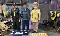 Tạm giữ người đàn ông chở 244 cây thuốc lá lậu về Hà Nội tiêu thụ