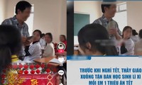 Thầy giáo phát tiền truy lĩnh, học sinh đăng TikTok suy diễn thành lì xì Tết