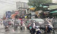 Nhiều khu vực ở Nam bộ đón mưa to