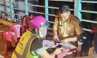 Tài xế lái xe hộ người uống rượu bia bị xử phạt vi phạm nồng độ cồn