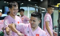 Tuyển Việt Nam tập gym ngay tại khách sạn, tìm lại nhịp sinh học ở Qatar