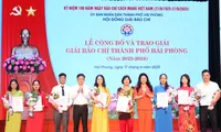 Báo Tiền Phong đạt giải B Giải Báo chí thành phố Hải Phòng