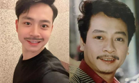 Con trai cố NSND Hoàng Dũng &apos;cosplay&apos; hình ảnh bố thời trẻ khiến NSND Trung Anh ngỡ ngàng