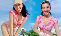 Thúy Ngân thả dáng sexy trên biển, phản hồi về tin đồn kết hôn