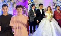 NSND Tự Long, hội cầu thủ dự đám cưới quê hoành tráng của Mạc Văn Khoa 