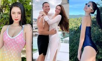 Hồ Ngọc Hà diện bikini gợi cảm tình tứ bên Kim Lý, Lương Thanh khoe vóc dáng nuột nà