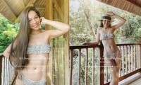 Hiền Thục tung hình bikini nóng bỏng ở tuổi U40 gây &apos;sốt&apos;