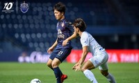 Xuân Trường (trái) ghi dấu ấn nhưng không đủ giúp đội nhà tránh khỏi thất bại. Ảnh: Buriram