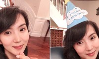 &apos;Điêu Thuyền&apos; Trần Hảo khoe mặt mộc đáng ghen tỵ ở tuổi 41