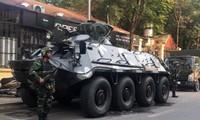 Xe bọc thép bảo vệ nơi Tổng thống Mỹ gặp Chủ tịch Triều Tiên