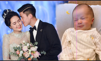 Dân mạng &apos;xốn xang&apos; trước vẻ đáng yêu của con trai cầu thủ Duy Mạnh 