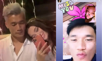 Bùi Tiến Dũng thể hiện tình cảm &apos;ngọt lịm&apos; với bạn gái mẫu Tây 