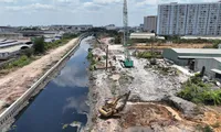 Dự án cải tạo môi trường kênh Tham Lương - Bến Cát - rạch Nước Lên ở TPHCM. Ảnh: H.H 
