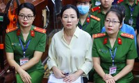Bà Trương Mỹ Lan tại phiên tòa sơ thẩm vụ án Vạn Thịnh Phát giai đoạn 1
