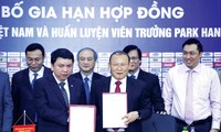 VFF sẽ sớm đàm phán về vấn đề hợp đồng với HLV Park Hang-seo trong tháng 10 ảnh: Anh Đoàn 