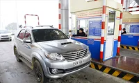 Trạm thu phí Pháp Vân Cầu Giẽ. Ảnh: Như Ý 