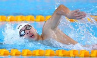 “Rái cá sông Gianh” Nguyễn Huy Hoàng lập kỳ tích tại Seagames 30 Ảnh: NVCC