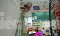 Camera ghi lại sự việc một giáo viên đánh học sinh lớp 2 ở TP HCM 