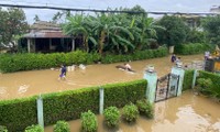 Nhà của Á hậu Minh Nhàn ở Huế bị ngập sâu