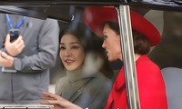 Đệ nhất Phu nhân Hàn Quốc được khen khi đứng cạnh Vương phi Kate