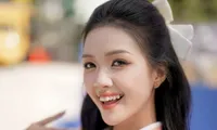 Nhan sắc đại sứ nghệ thuật của Hoa hậu Việt Nam khi làm MC giải Vô địch Pickleball Vietnam
