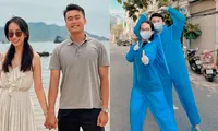 Cô gái 9x cùng bạn trai đi tình nguyện trong vùng dịch