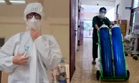 Từ hướng dẫn viên du lịch trở thành tình nguyện viên trực tiếp thay oxy cho người bệnh