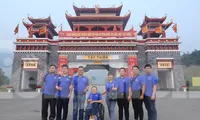 Gương mặt trẻ Việt Nam tiêu biểu tham quan khu di tích danh thắng Tây Thiên