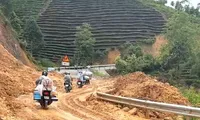 Mưa lớn gây sạt lở ở Lai Châu