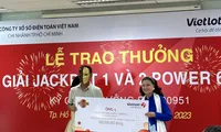 Gần 60 người chơi trúng Jackpot tiền tỷ của các sản phẩm xổ số tự chọn trong năm 2023