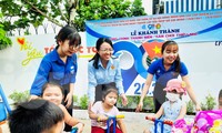 Khánh thành công trình ‘sân chơi thiếu nhi’ mừng 80 năm Đội TNTP Hồ Chí Minh