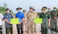 Thanh niên Bình Phước tiếp sức các lực lượng Campuchia phòng, chống dịch