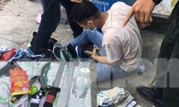Bắt giữ đối tượng mang mã tấu, ma túy lang thang trong &apos;vùng đỏ&apos; Bình Dương 