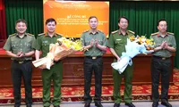 Công bố quyết định của Bộ trưởng Bộ Công an về công tác cán bộ