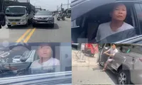 [CLIP] Lái xe phạm luật, còn tấn công người dùng điện thoại ghi hình 