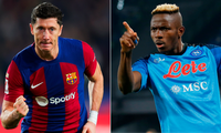 Lewandowski và Osimhen.