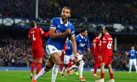 Calvert-Lewin nhấn chìm Liverpool với bàn thắng nhân đôi cách biệt.