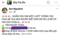 Cảnh giác thông tin tìm trẻ lạc trên mạng xã hội