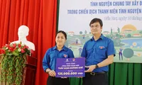 Trung ương Đoàn tặng công trình thắp sáng