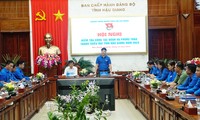 Trung ương Đoàn kiểm tra công tác Đoàn và phong trào thanh thiếu nhi tại Hậu Giang