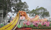 Cận cảnh rồng &apos;phun hoa&apos; tại Đồng Tháp
