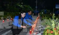 Tuổi trẻ Đồng Tháp, Cà Mau thắp nến tri ân anh hùng liệt sĩ
