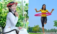 Cô giáo một chân đầy nhiệt huyết say mê thiện nguyện 
