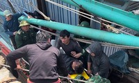 Đưa ngư dân lên bờ