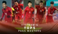 5 cầu thủ xuất sắc nhất của ĐT Việt Nam tại vòng bảng AFF Cup 2018.