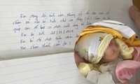 Bé gái sơ sinh bị bỏ rơi tại cây xăng kèm tâm thư