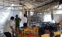 Cháy lớn tại quán lẩu dê, nhiều tài sản bị thiêu rụi