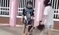 Nữ sinh bị đánh hội đồng trước cổng trường